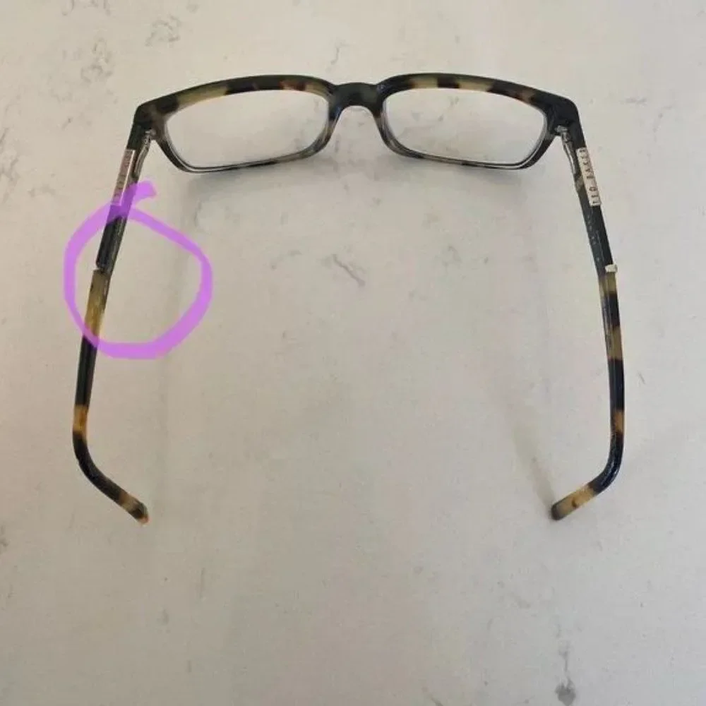 Ted Baker Women’s Black and Brown Tortoise Eyeglass Frame Only
